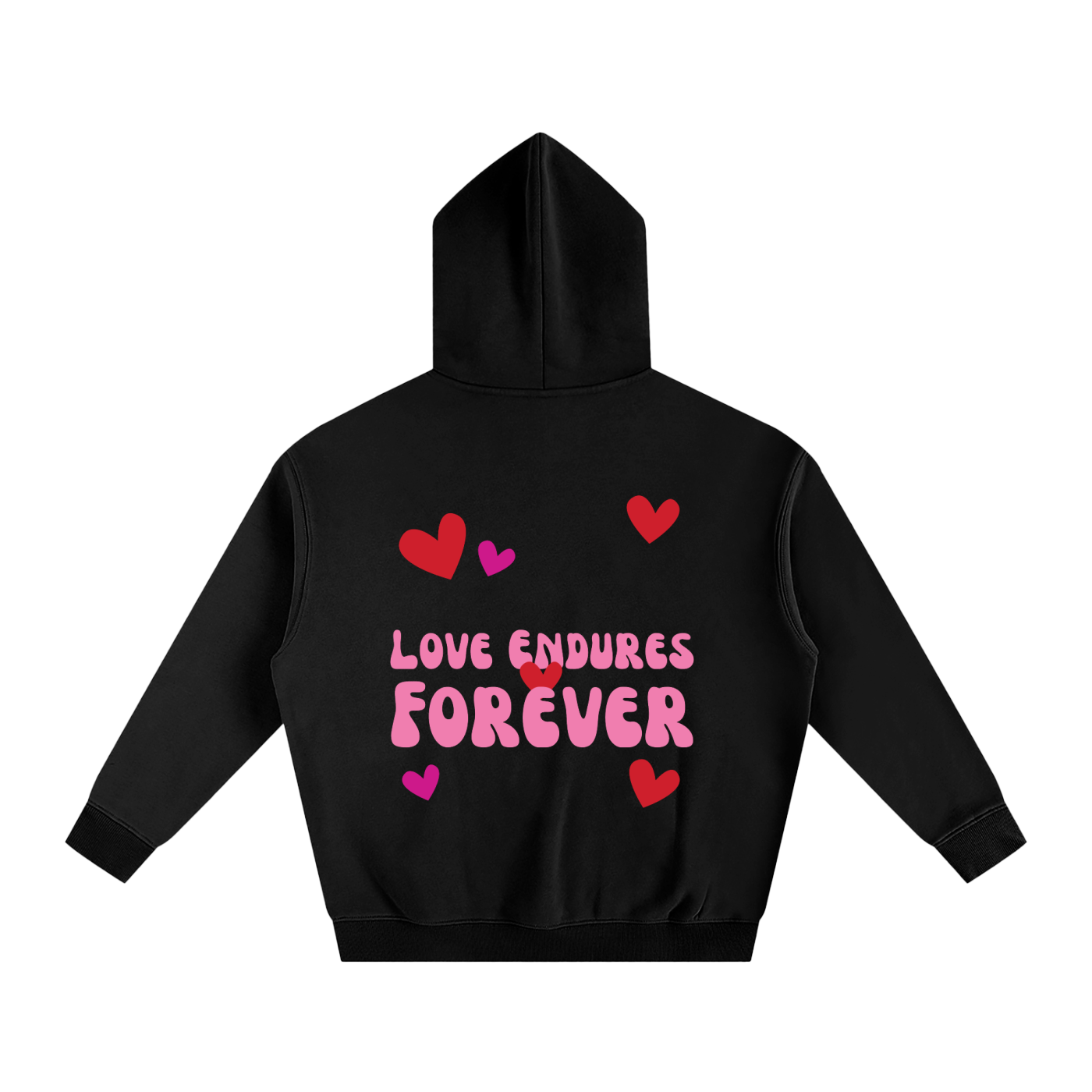 Love Endures Forever Oversize Fleeced Hoodie