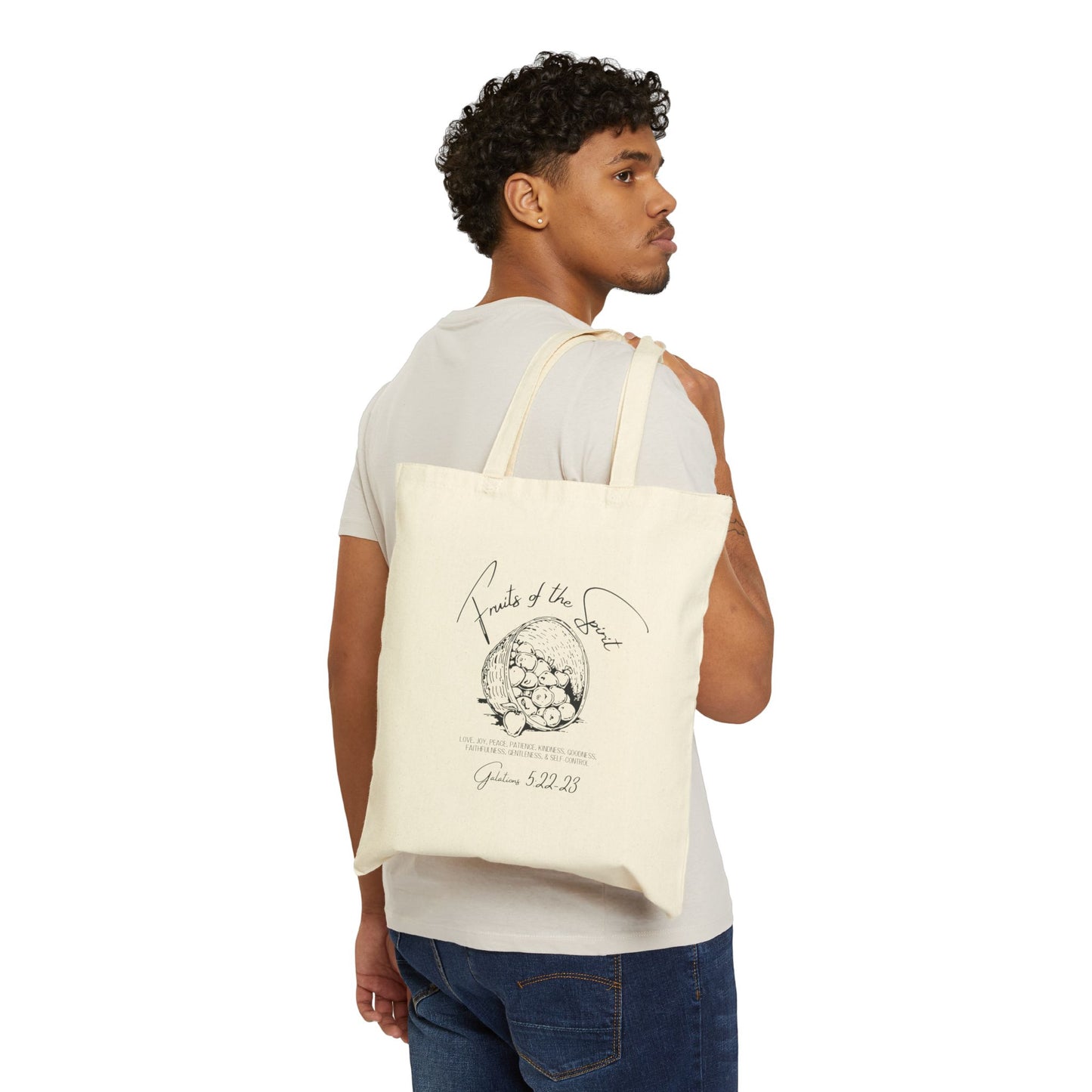 Fruits of the Spirit Canvas Tote Bag