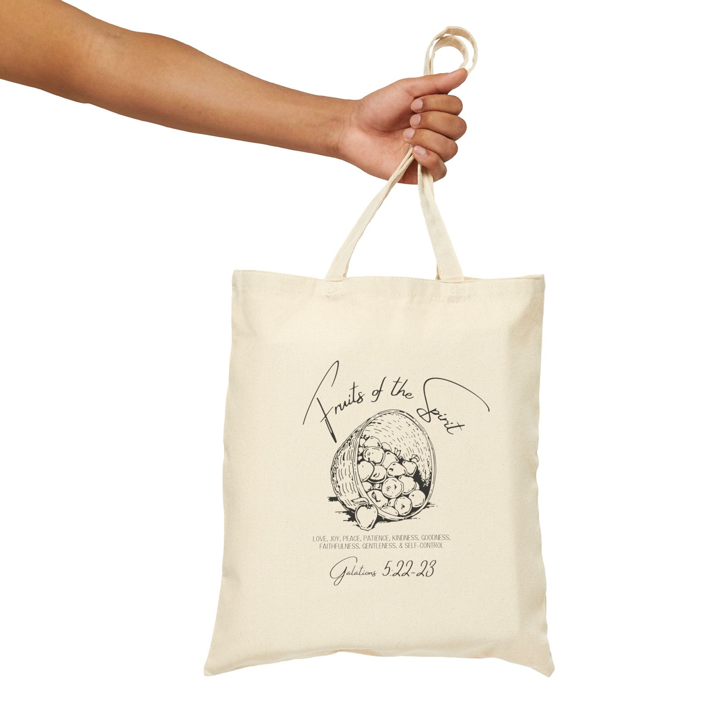 Fruits of the Spirit Canvas Tote Bag
