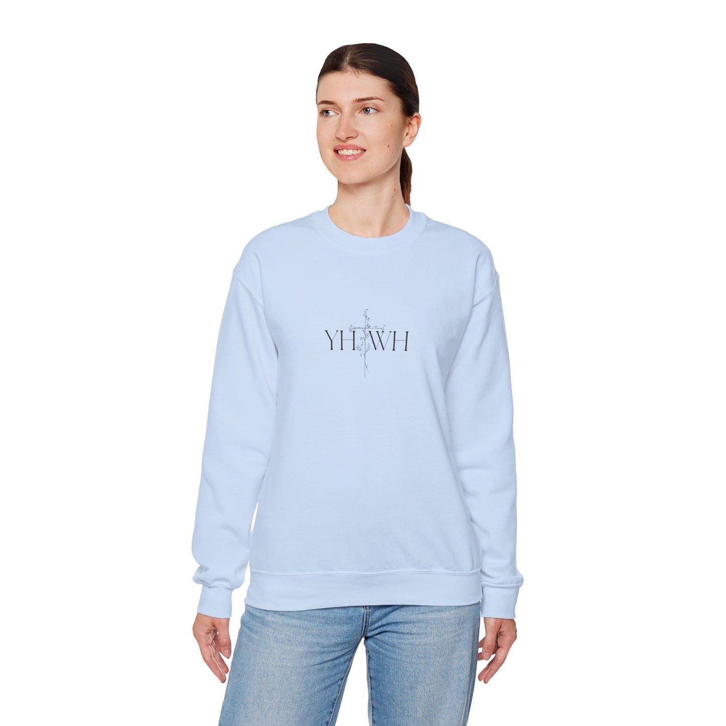 YAHWEH Cross Crewneck Sweatshirt