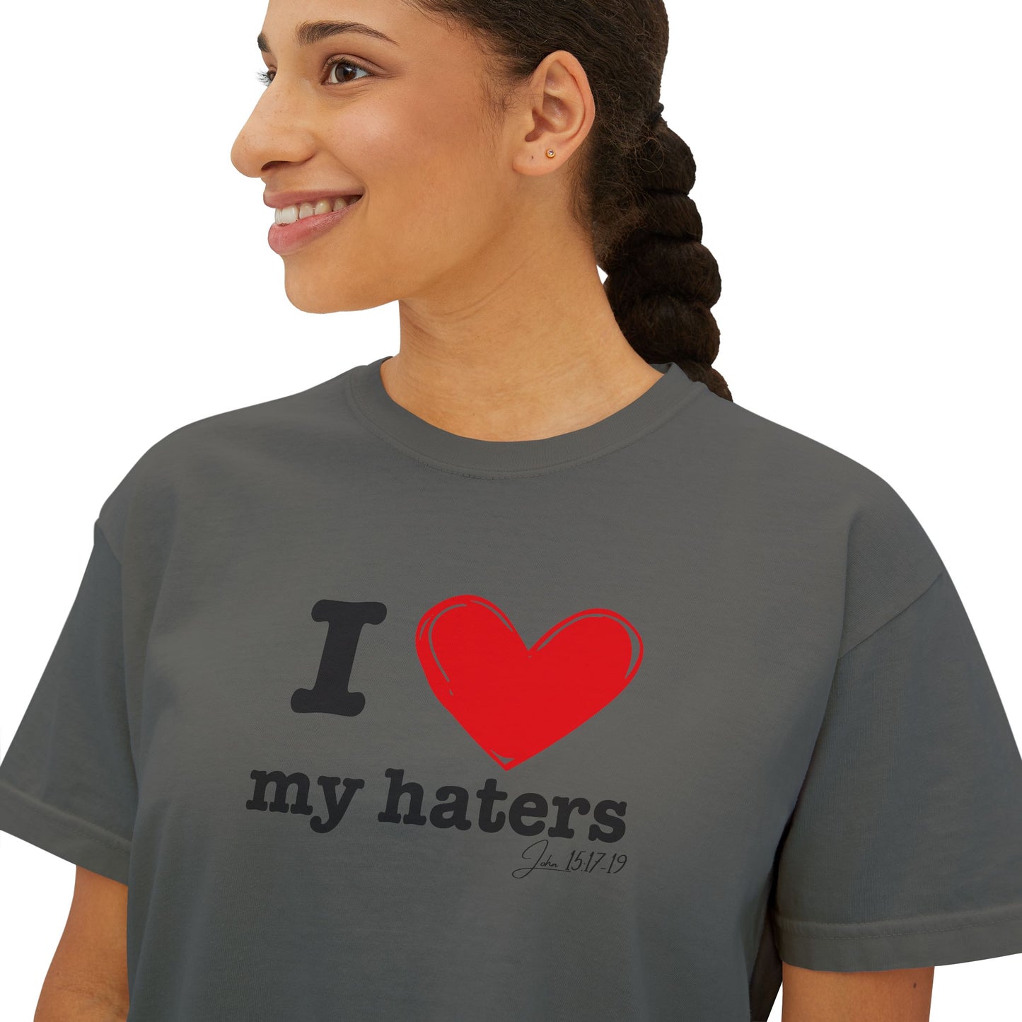 "I love my haters" Women's Tee