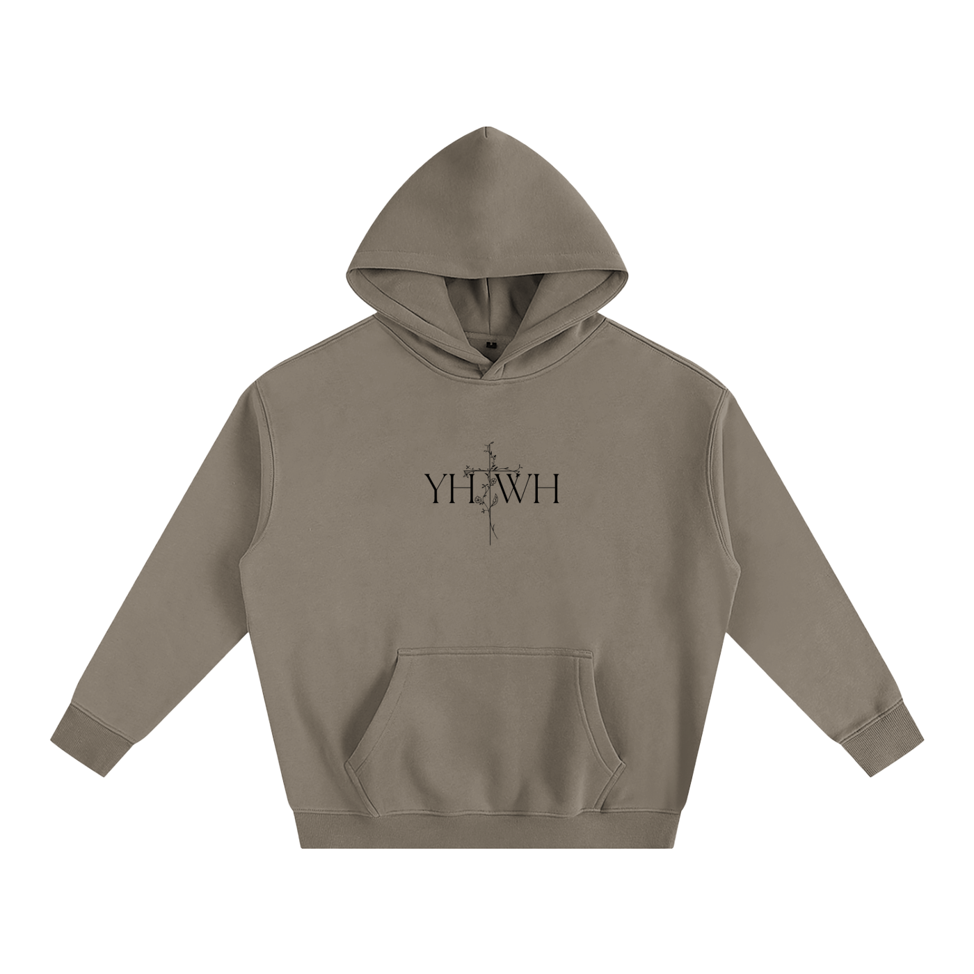 YAHWEH Oversize Fleeced Hoodie