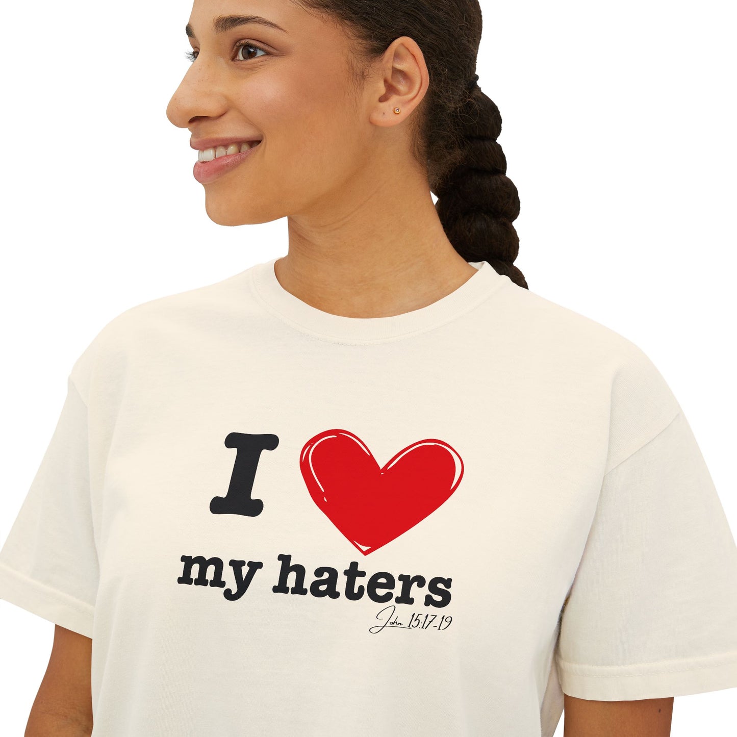 "I love my haters" Women's Tee