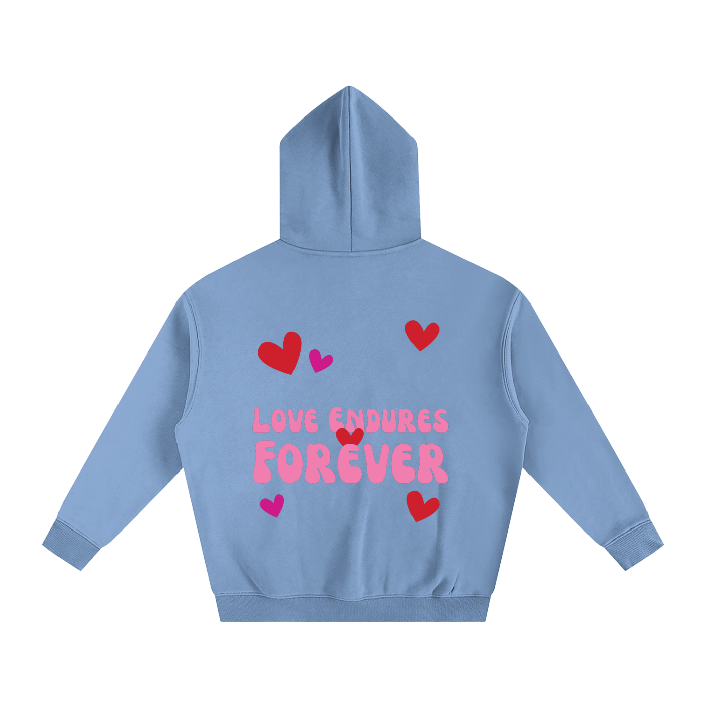 Love Endures Forever Oversize Fleeced Hoodie