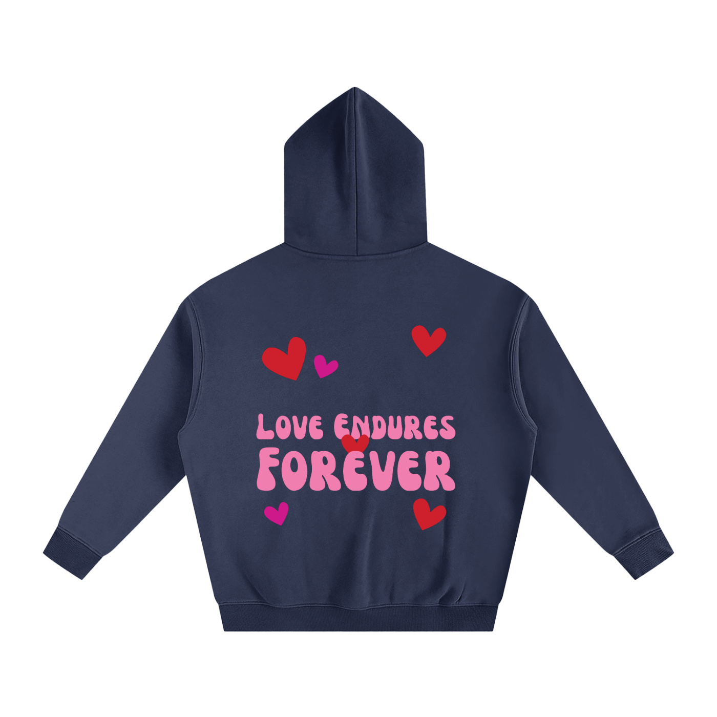 Love Endures Forever Oversize Fleeced Hoodie