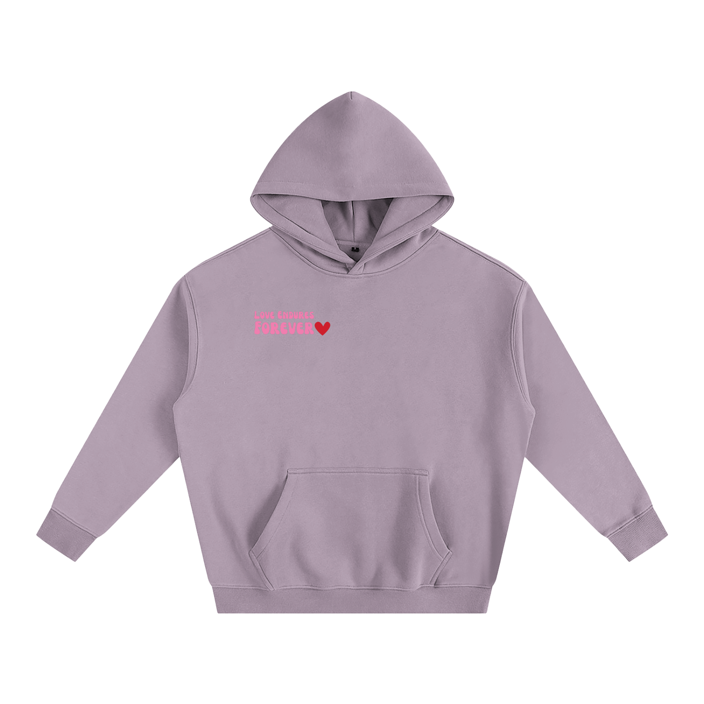 Love Endures Forever Oversize Fleeced Hoodie