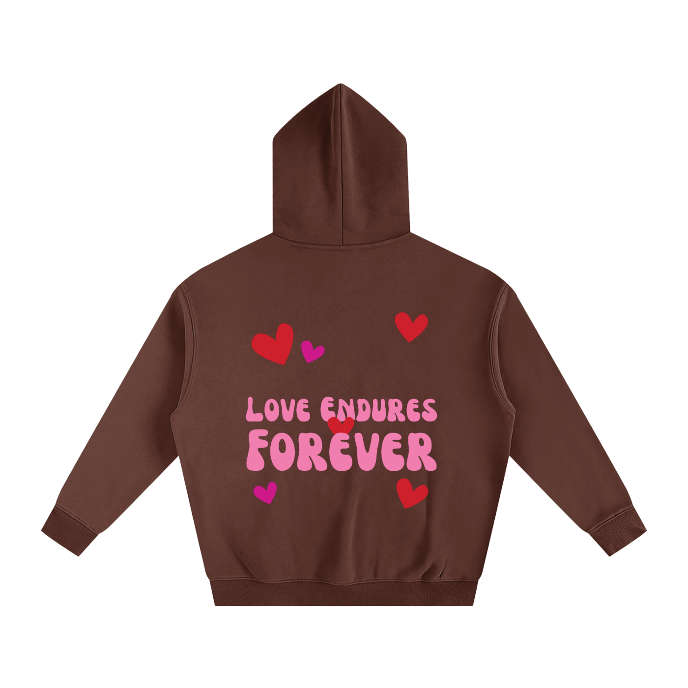 Love Endures Forever Oversize Fleeced Hoodie