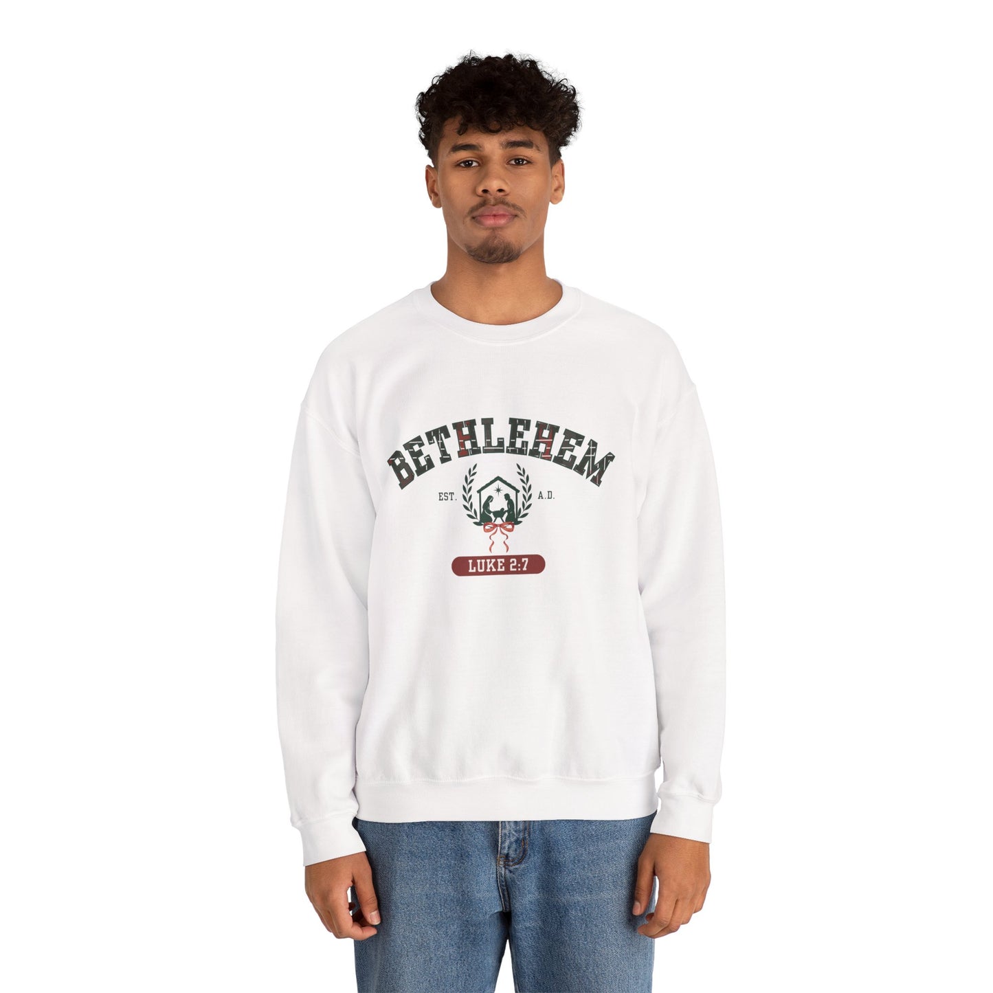 Bethlehem University Style Christmas Sweatshirt