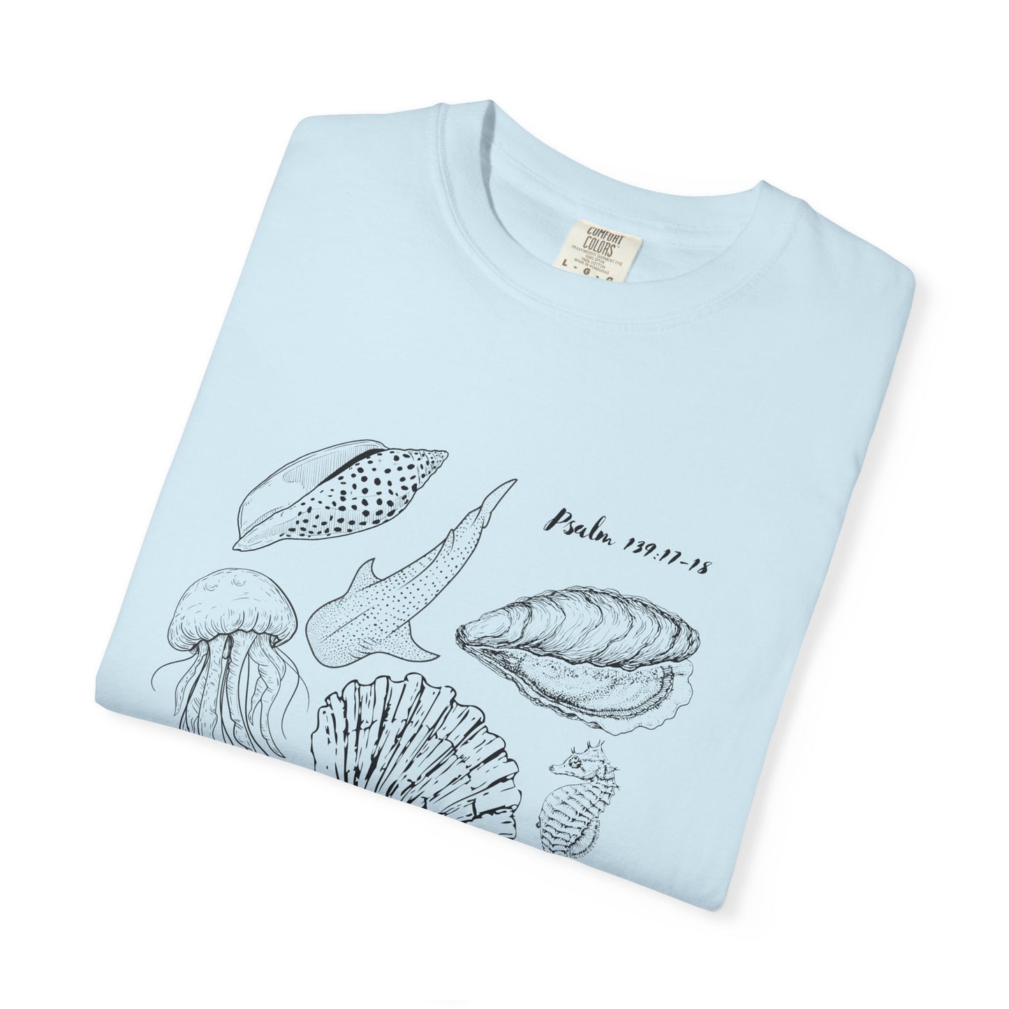 Beachy Psalm 139:17-18 T-Shirt