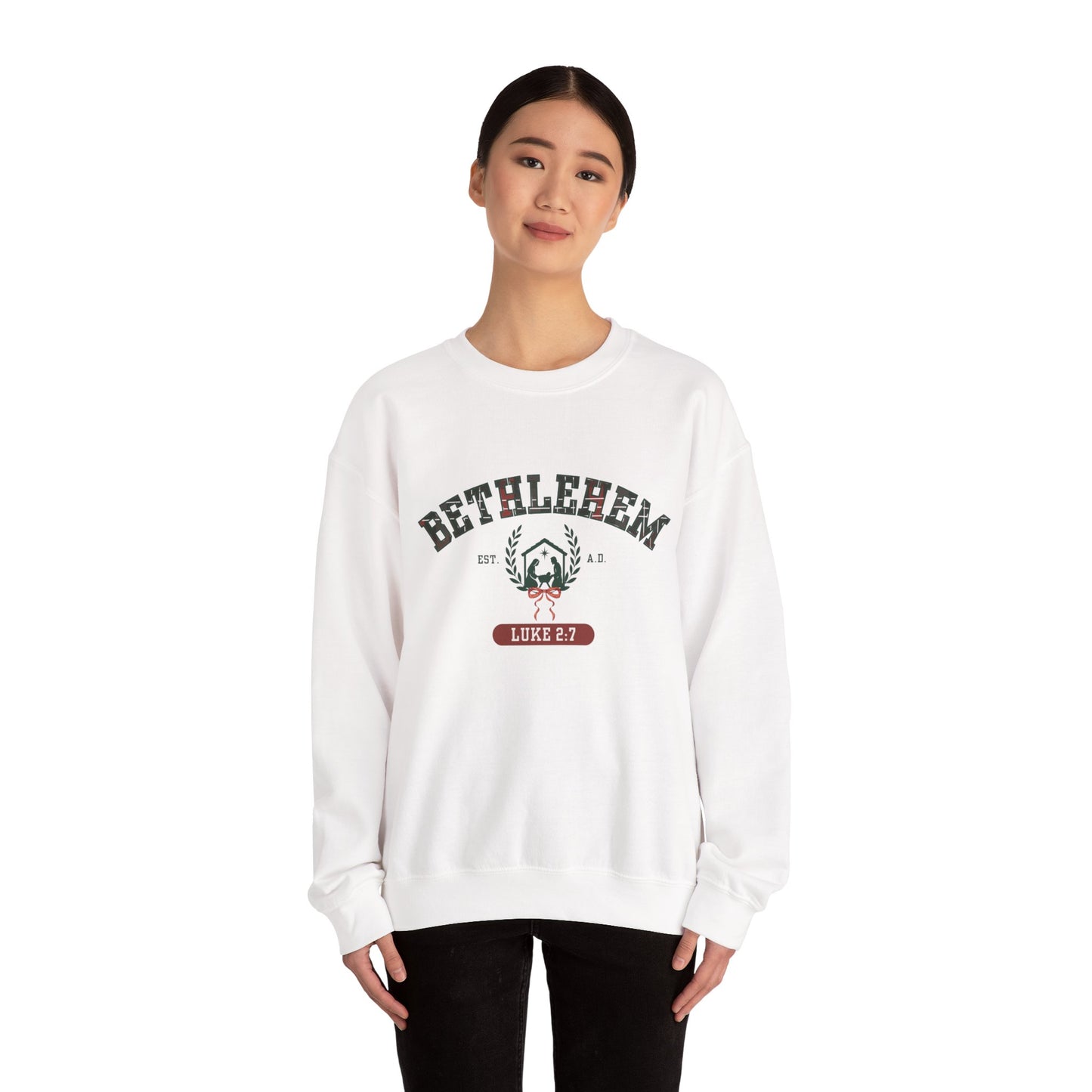 Bethlehem University Style Christmas Sweatshirt