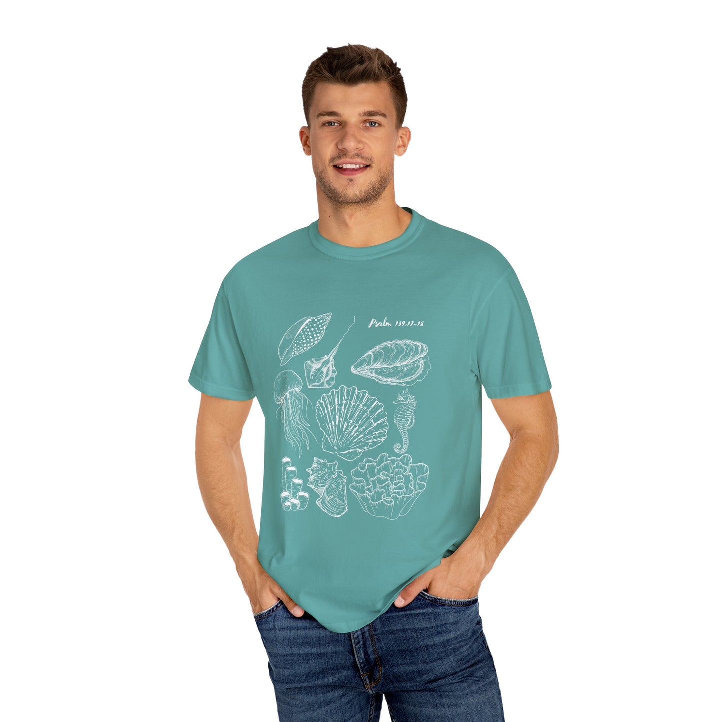Beachy Psalm 139:17-18 T-Shirt