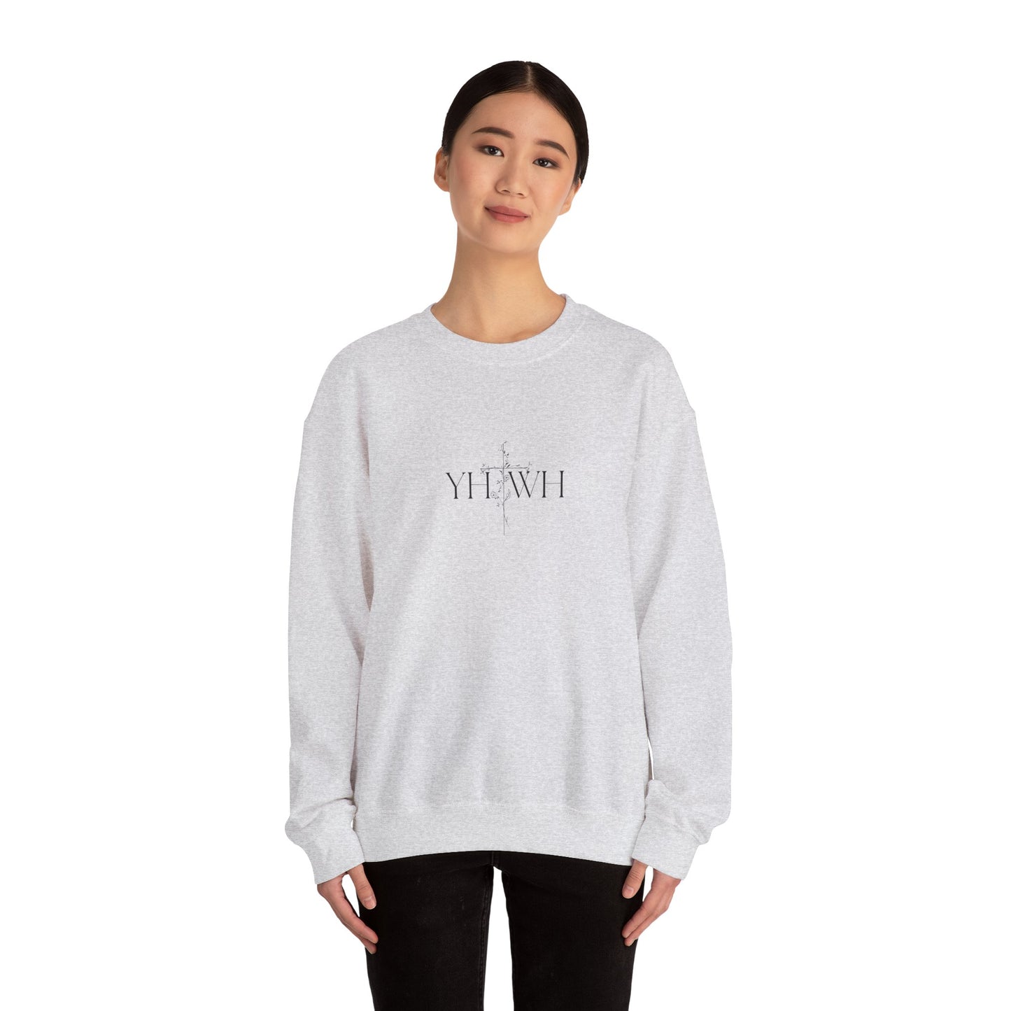 YAHWEH Cross Crewneck Sweatshirt