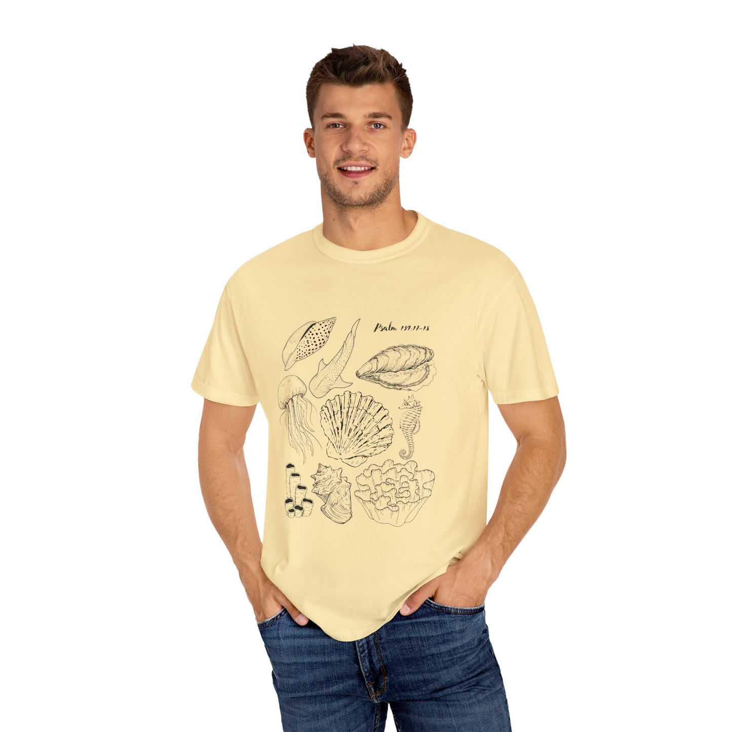 Beachy Psalm 139:17-18 T-Shirt
