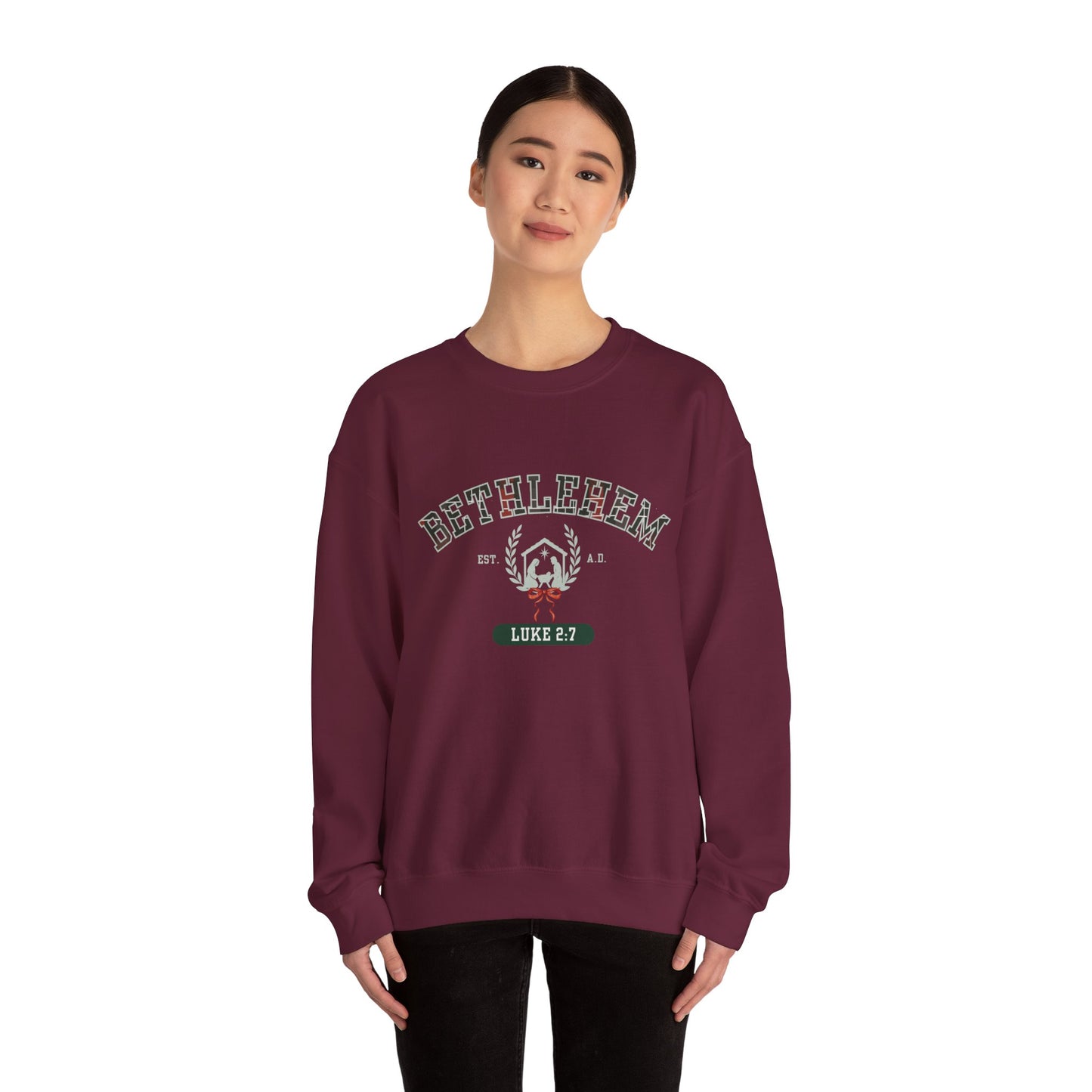 Bethlehem University Style Christmas Sweatshirt