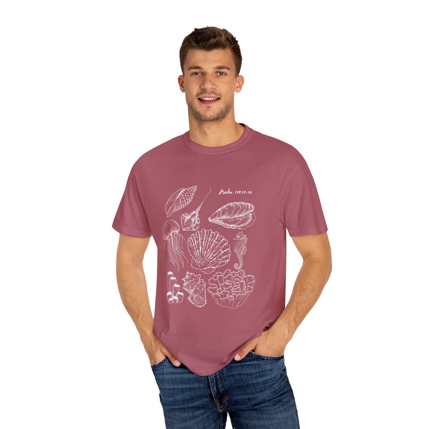 Beachy Psalm 139:17-18 T-Shirt