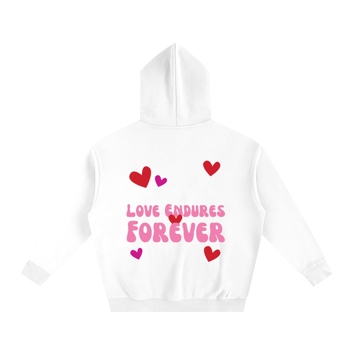 Love Endures Forever Oversize Fleeced Hoodie