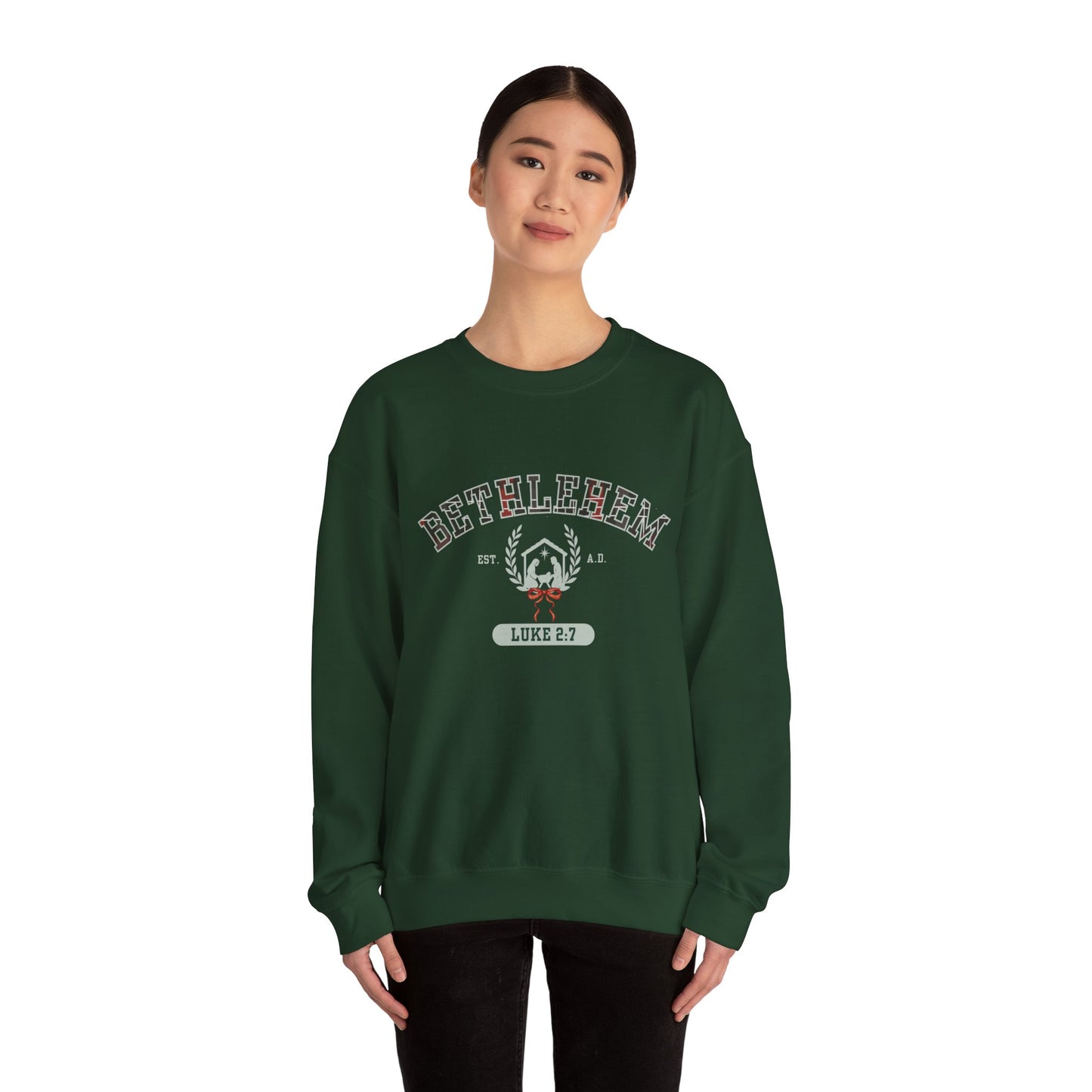 Bethlehem University Style Christmas Sweatshirt
