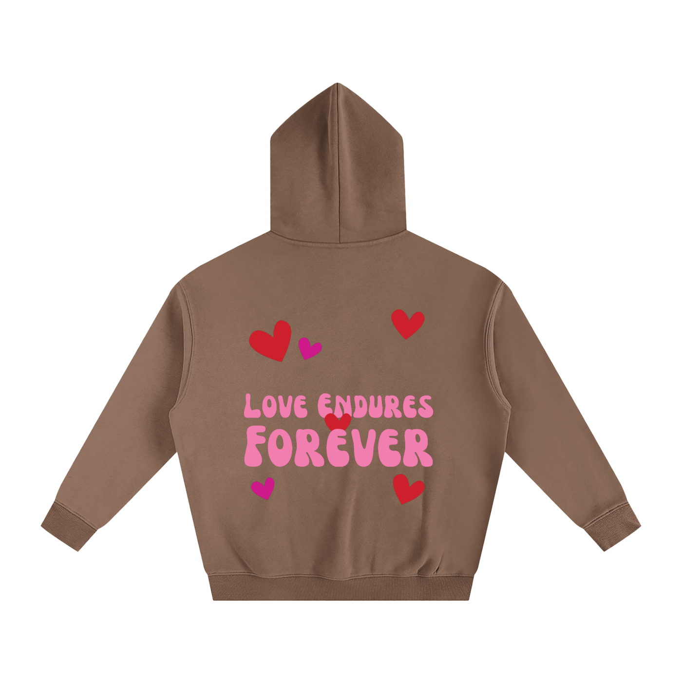 Love Endures Forever Oversize Fleeced Hoodie