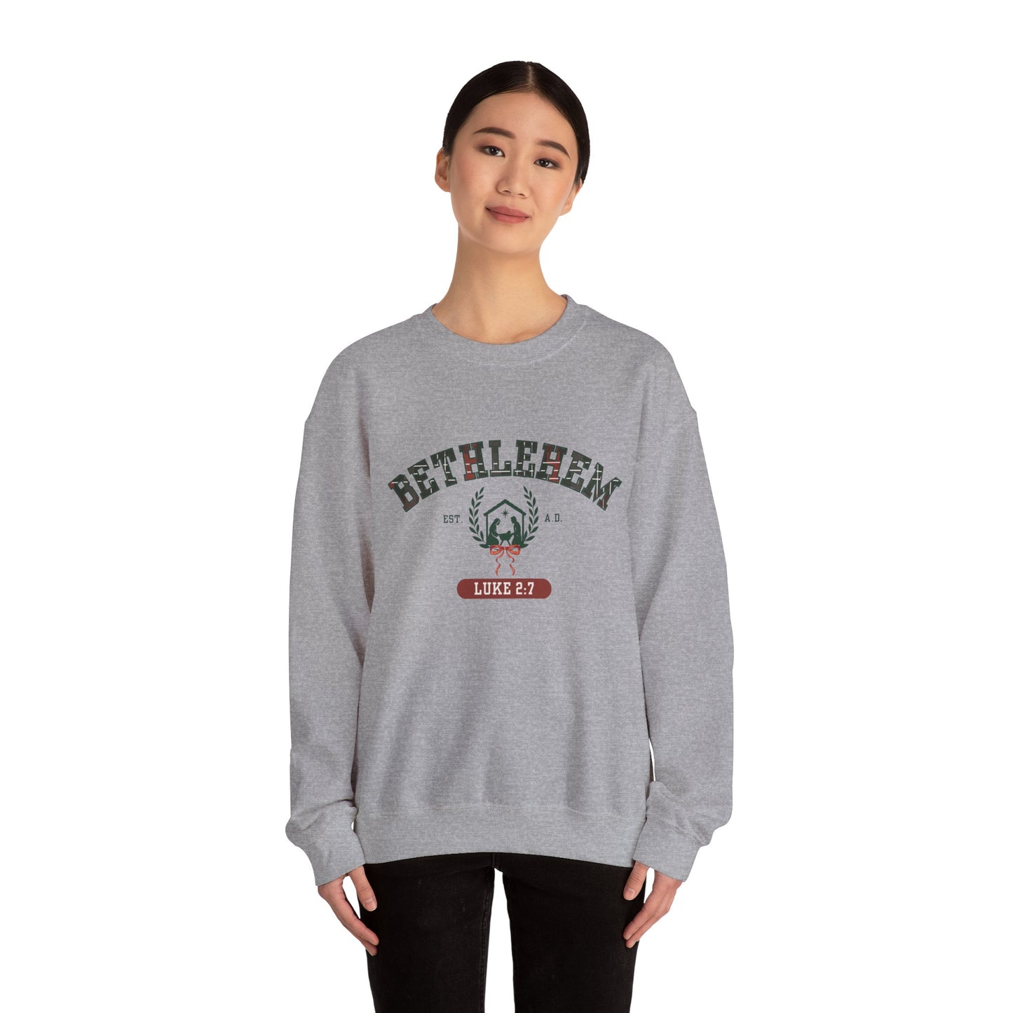 Bethlehem University Style Christmas Sweatshirt