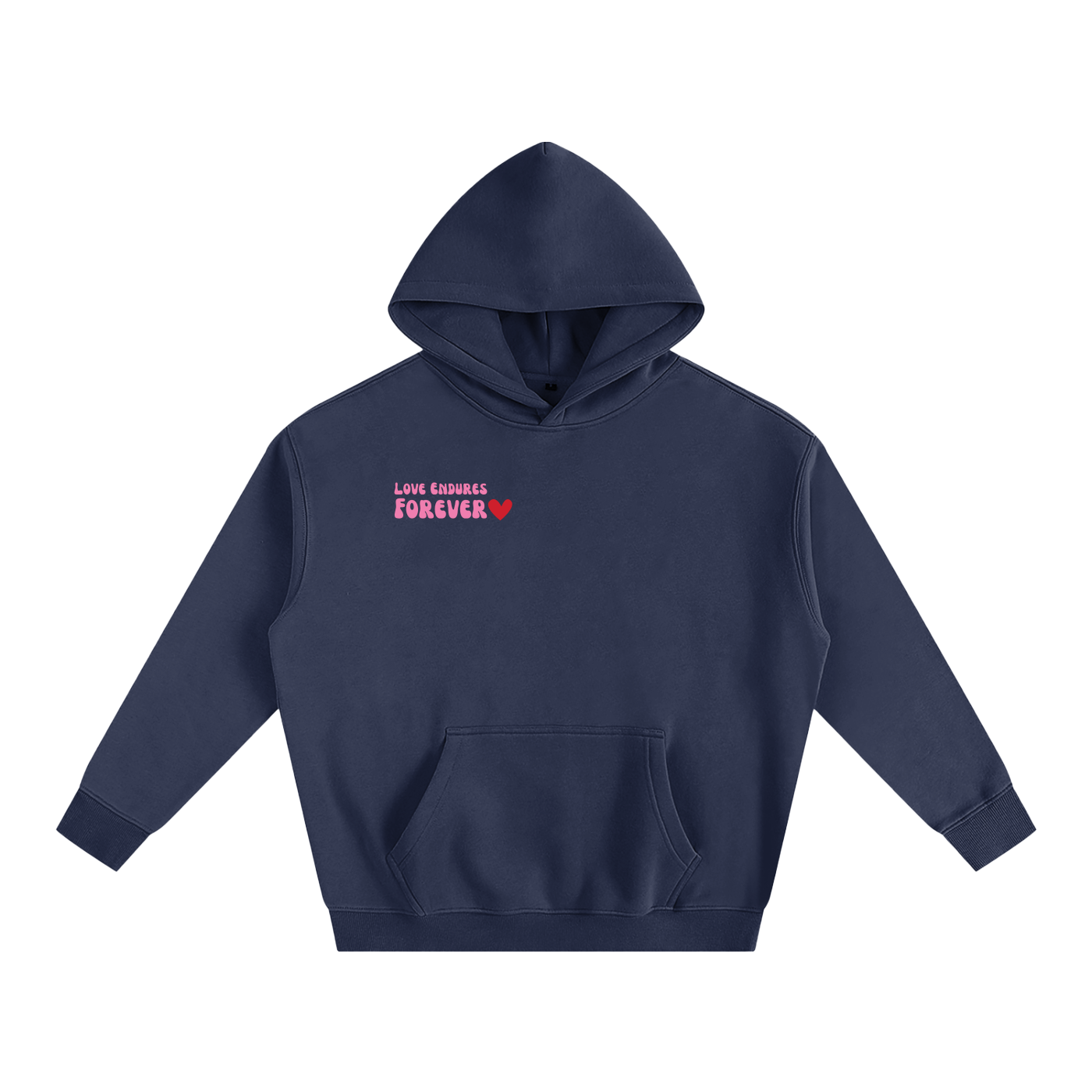 Love Endures Forever Oversize Fleeced Hoodie