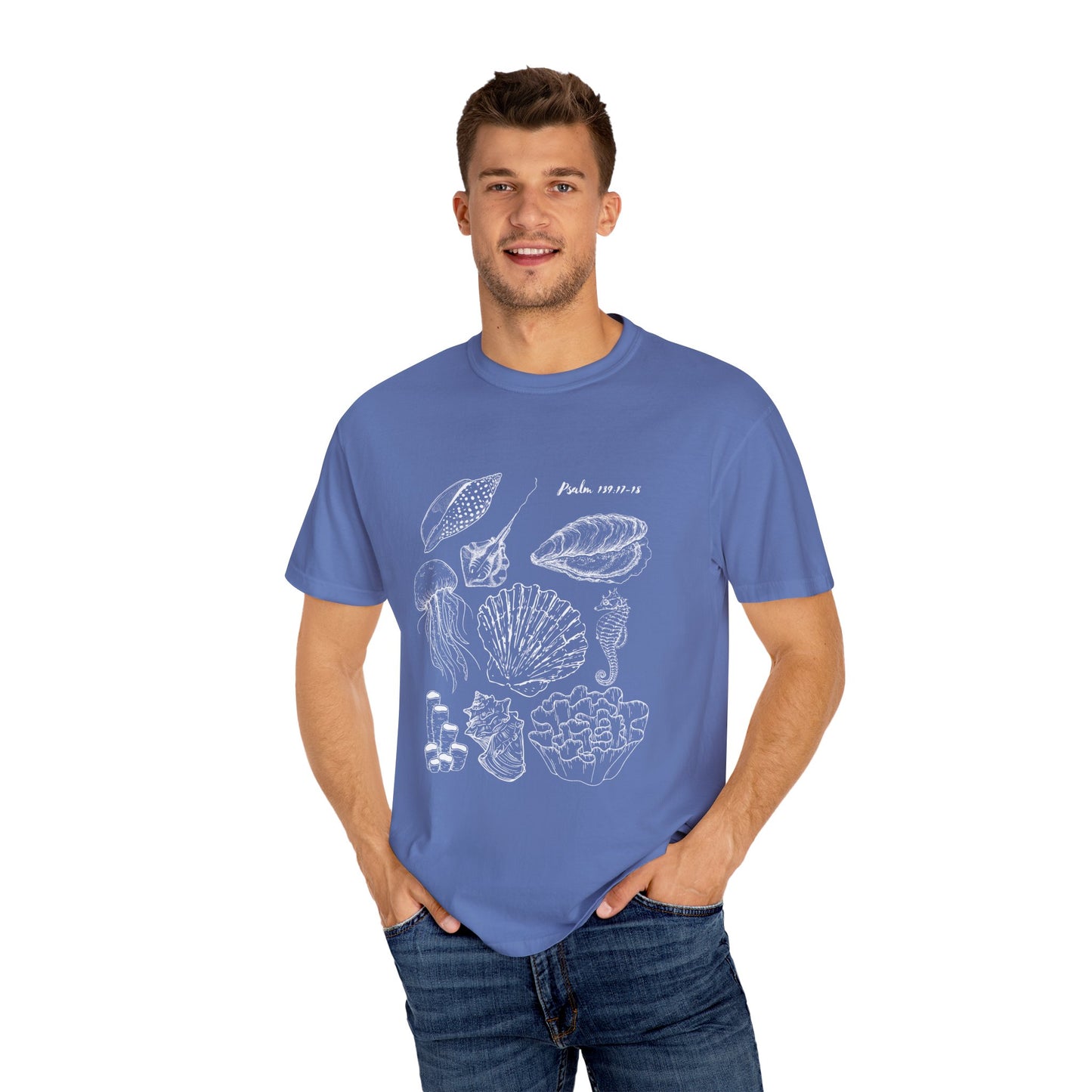 Beachy Psalm 139:17-18 T-Shirt