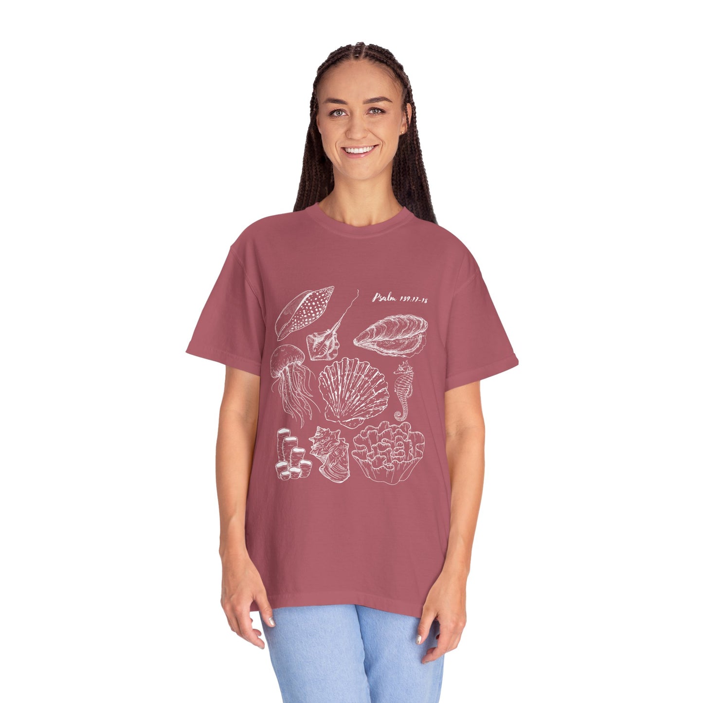Beachy Psalm 139:17-18 T-Shirt