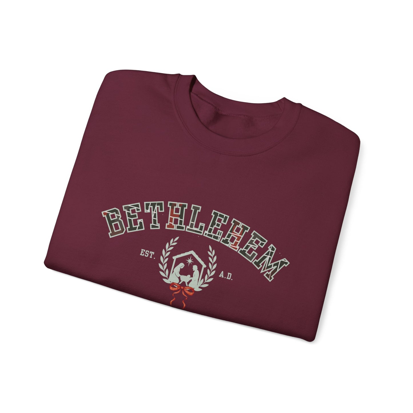 Bethlehem University Style Christmas Sweatshirt