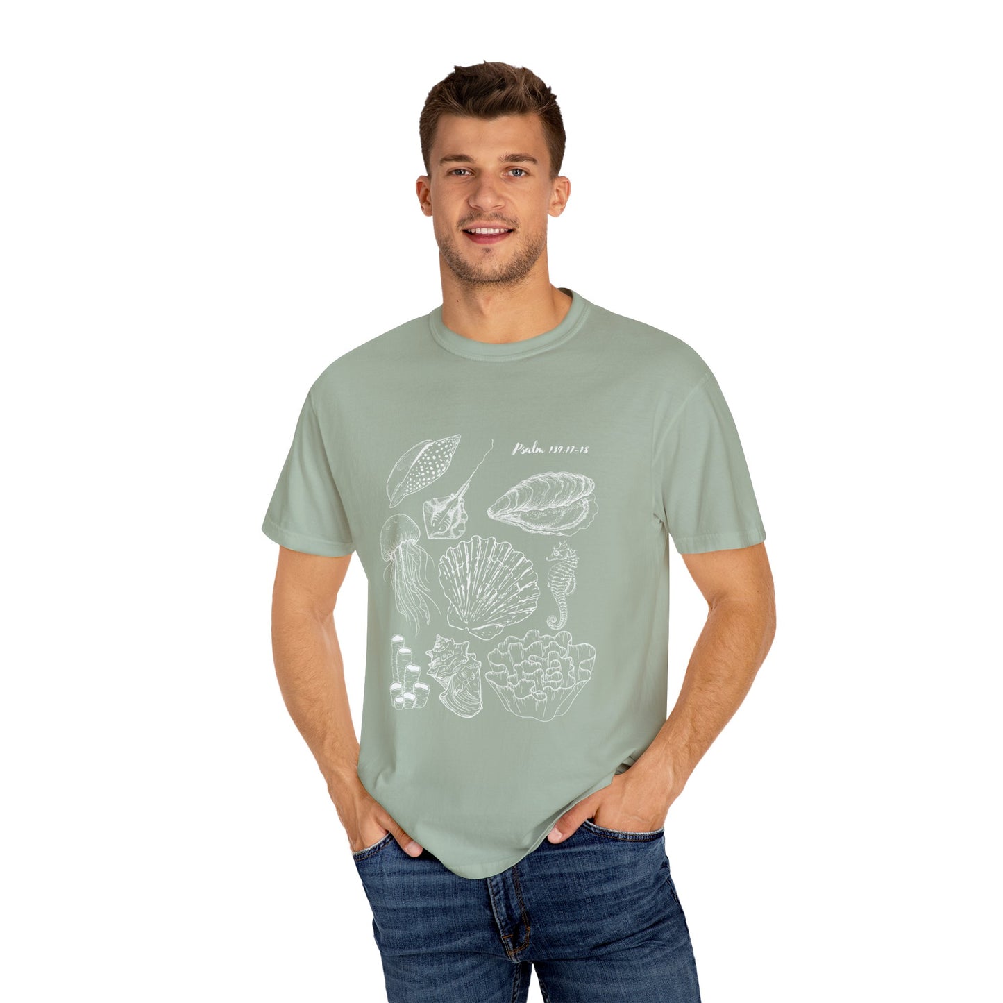 Beachy Psalm 139:17-18 T-Shirt