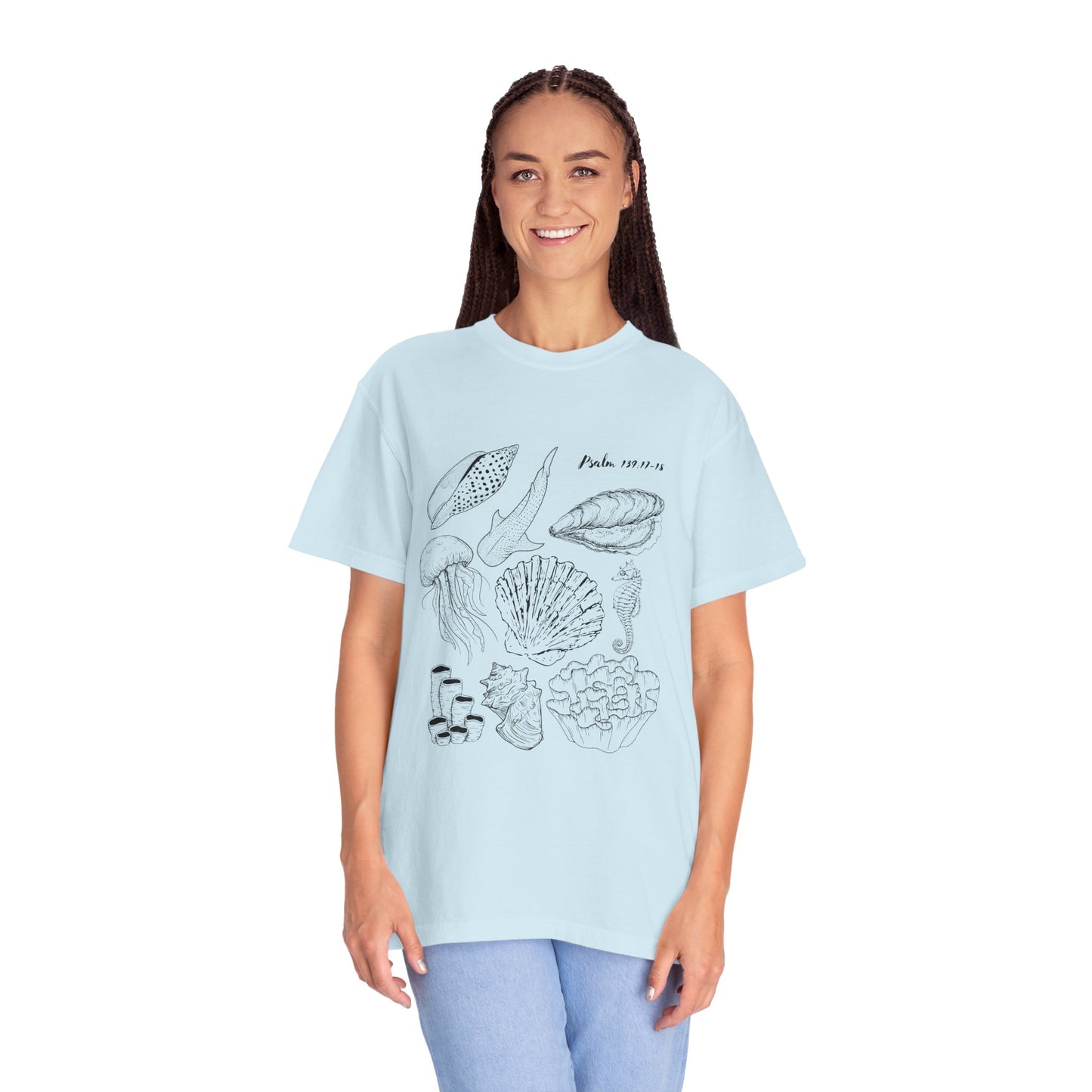 Beachy Psalm 139:17-18 T-Shirt