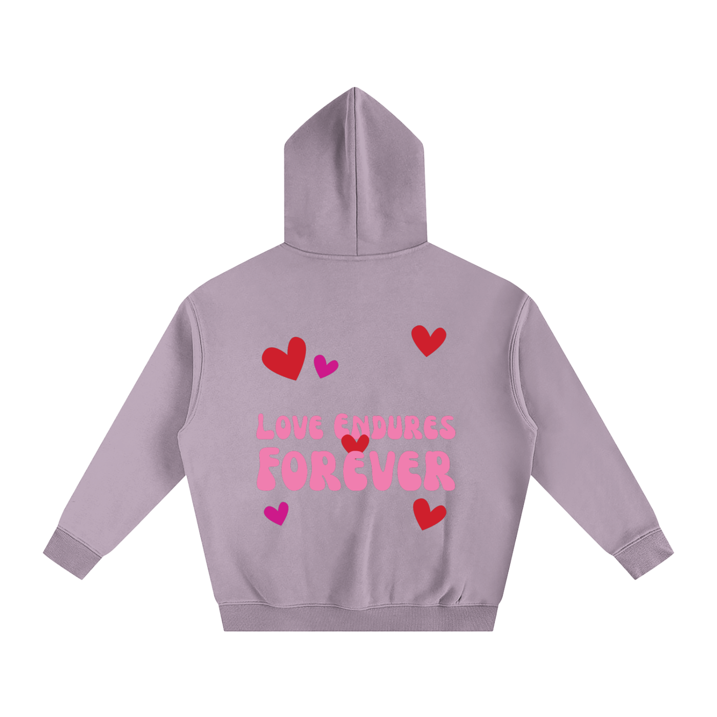 Love Endures Forever Oversize Fleeced Hoodie