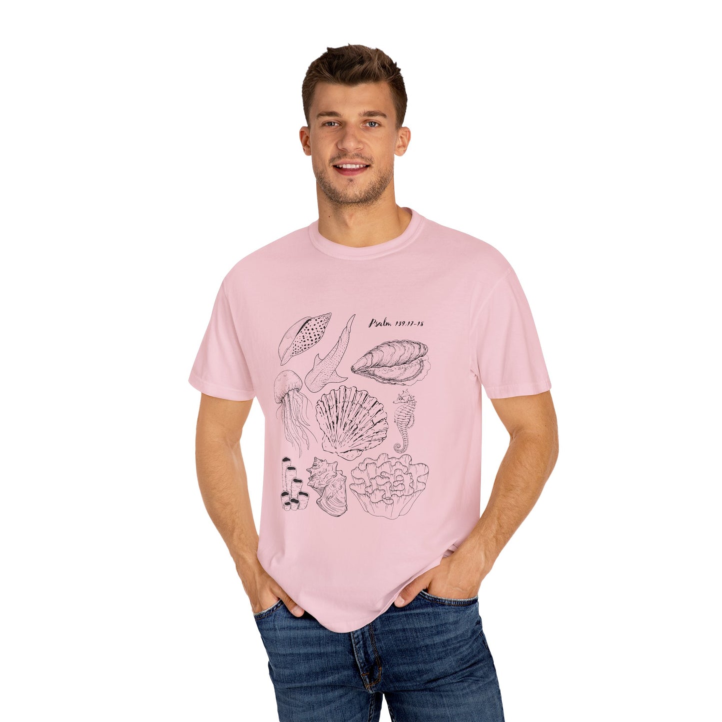 Beachy Psalm 139:17-18 T-Shirt