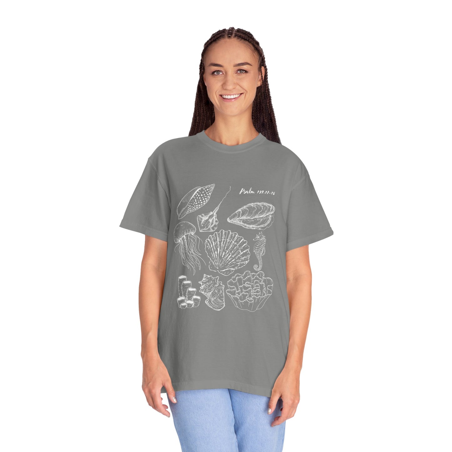 Beachy Psalm 139:17-18 T-Shirt