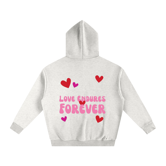 Love Endures Forever Oversize Fleeced Hoodie