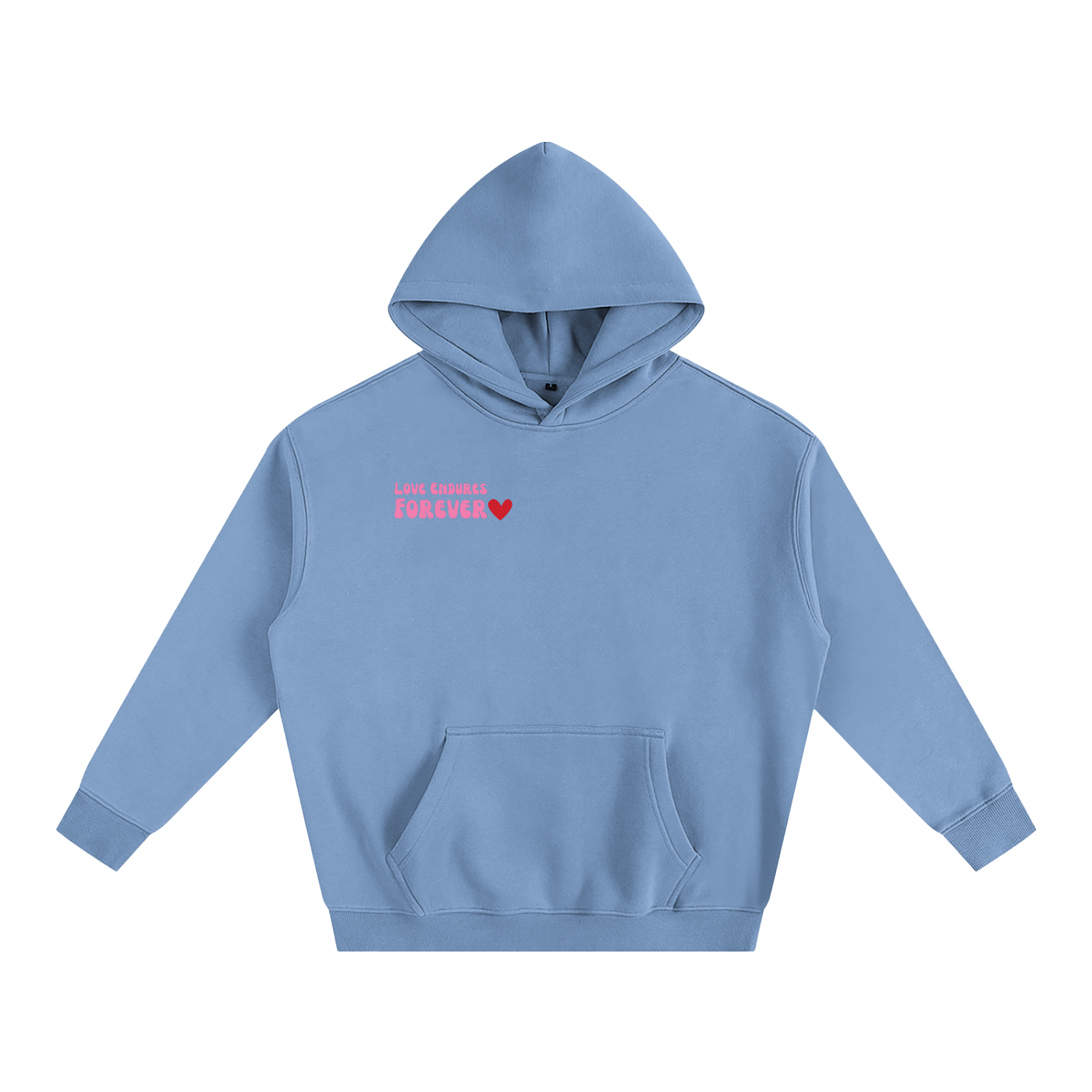 Love Endures Forever Oversize Fleeced Hoodie